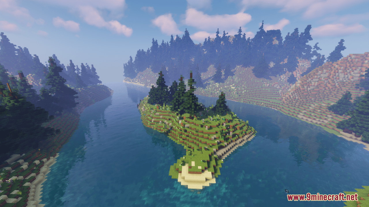 Hope Forest Map (1.21.1, 1.20.1) - A Mountainous Forest 2