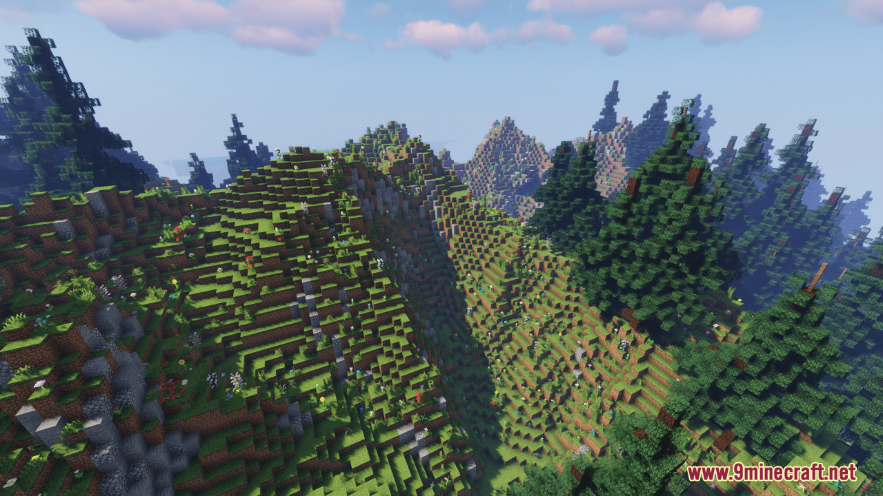 Hope Forest Map (1.21.1, 1.20.1) - A Mountainous Forest 5