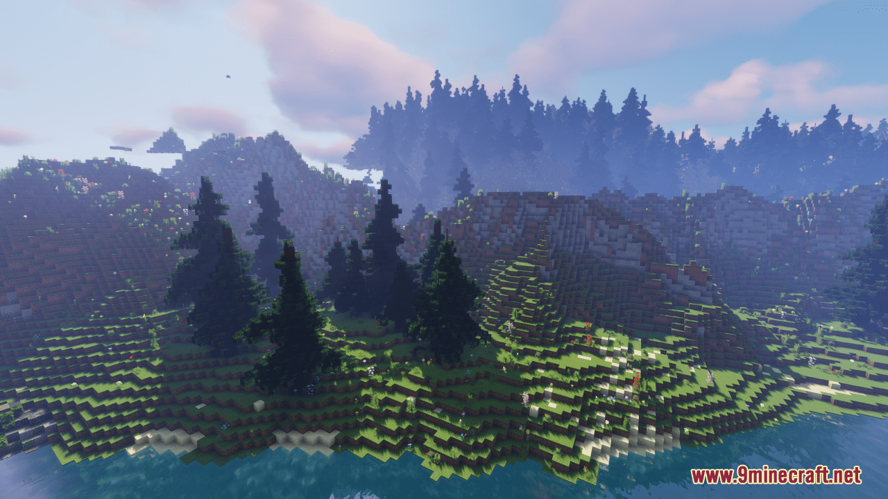 Hope Forest Map (1.21.1, 1.20.1) - A Mountainous Forest 6