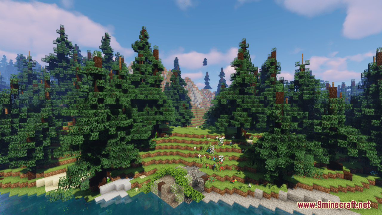 Hope Forest Map (1.21.1, 1.20.1) - A Mountainous Forest 7