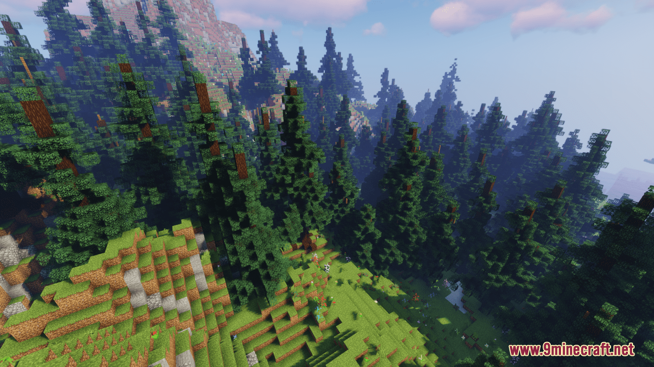 Hope Forest Map (1.21.1, 1.20.1) - A Mountainous Forest 8