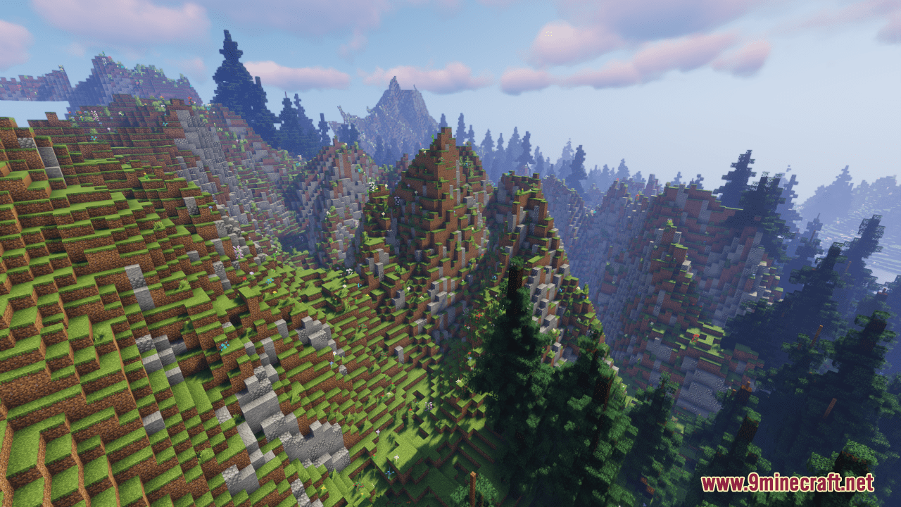 Hope Forest Map (1.21.1, 1.20.1) - A Mountainous Forest 10