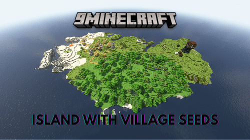 Most Incredible Island With Village Seeds For Minecraft (1.19.4, 1.19.2) – Java Edition Thumbnail