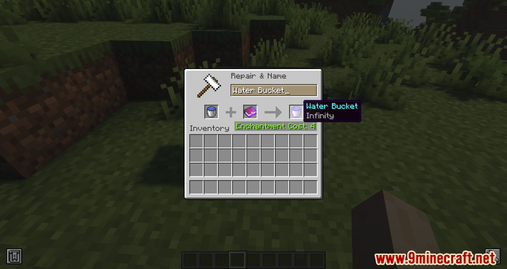 Infinity Water Bucket Mod (1.19.4, 1.18.2) - An Infinite Liquid Void 3