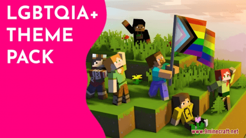 LGBTQIA+ Supportive Resource Pack (1.20.6, 1.20.1) – Texture Pack Thumbnail