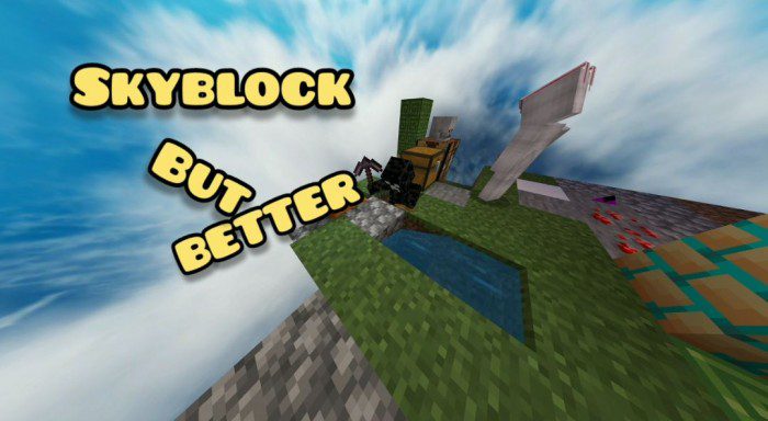 Lucky Skyblock Map (1.19) - MCPE/Bedrock 5