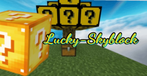 Lucky Skyblock Map (1.19) – MCPE/Bedrock Thumbnail