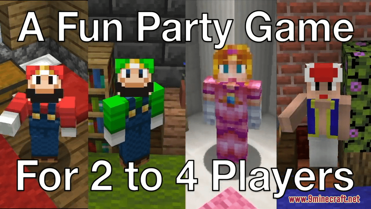 MARIO PARTY Map (1.20.4, 1.19.4) - Classic Minigame in Minecraft 2
