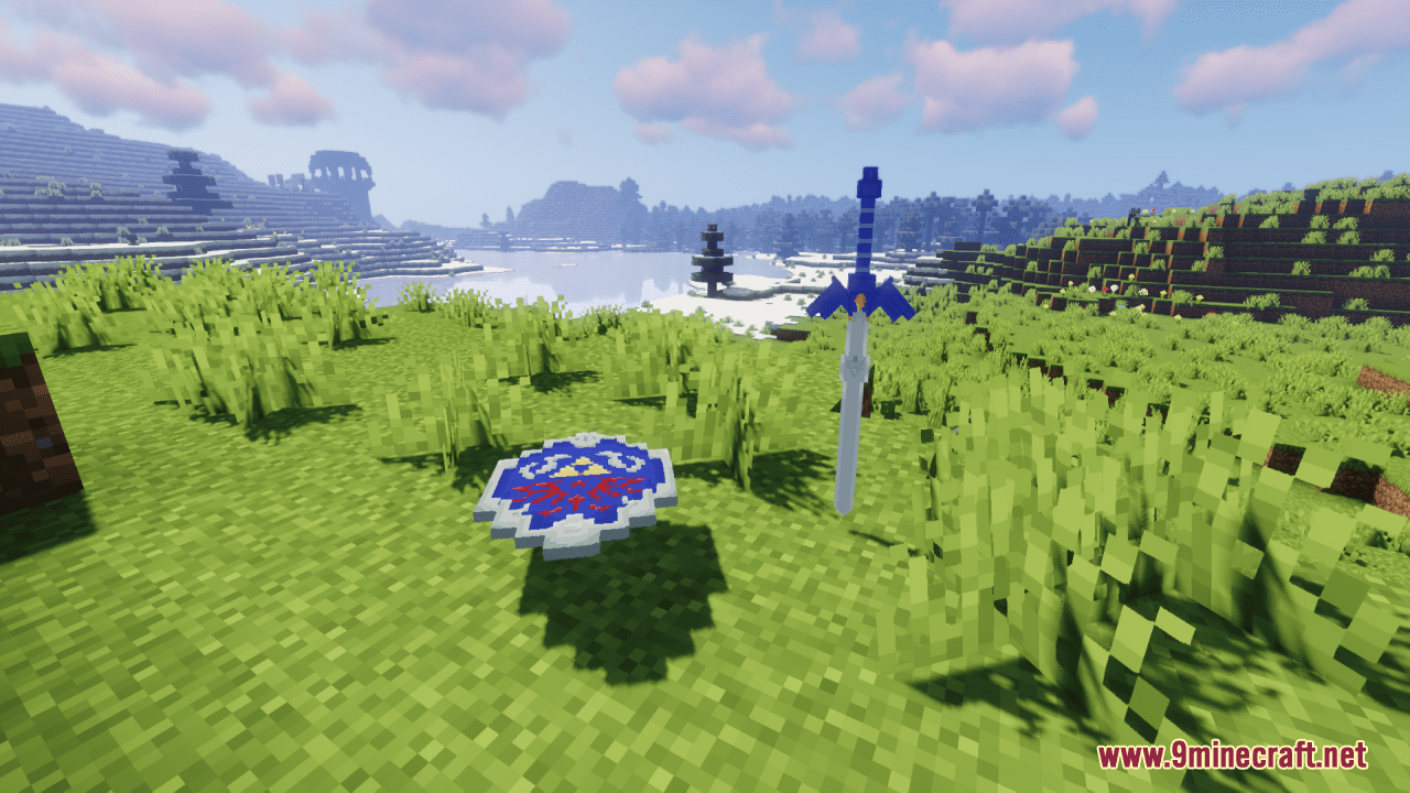 Master Sword And Hylian Shield Resource Pack (1.19.4, 1.19.2) - Texture Pack 10