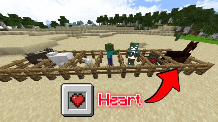 Minecraft But You Can Trade Mob Hearts Addon (1.20, 1.19) - MCPE/Bedrock 9