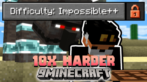 Minecraft But It Is 10x Harder Data Pack (1.19.4, 1.19.2) Thumbnail