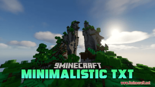 Minimalistic TXT Resource Pack (1.20.6, 1.20.1) – Texture Pack Thumbnail