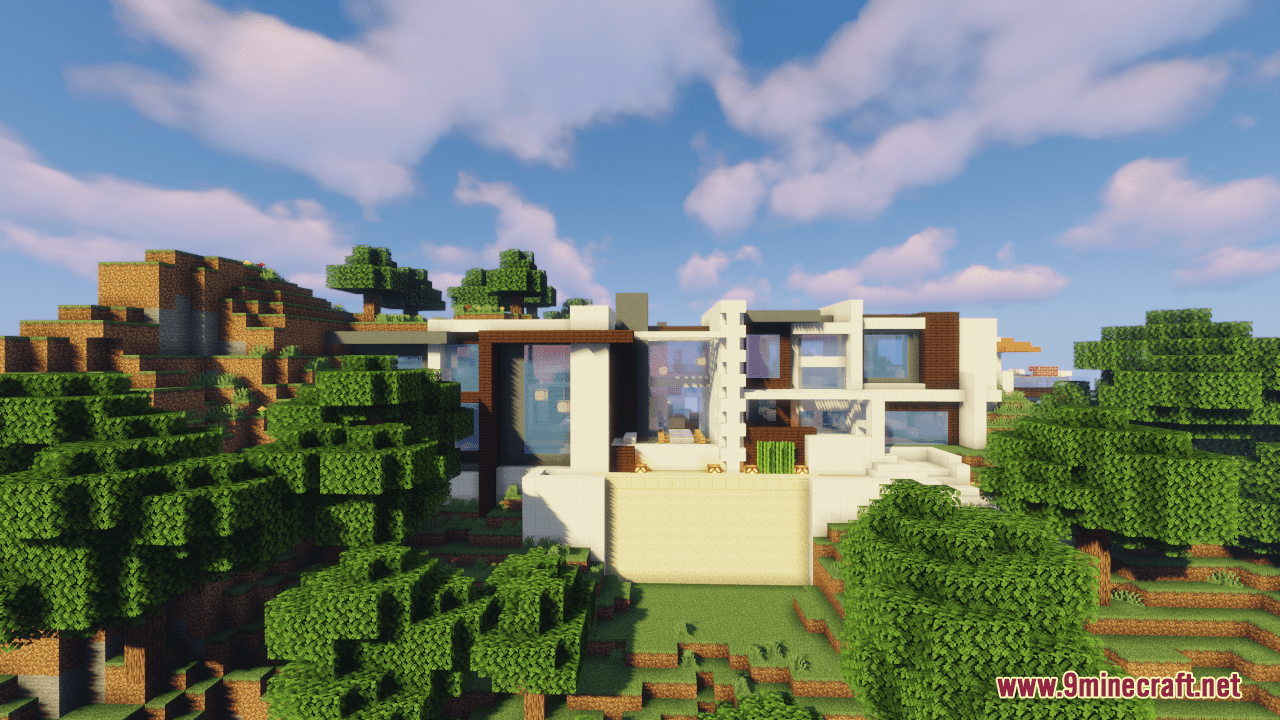 Modern Redstone Smart House Map (1.19.4, 1.18.2) - One House You Ever Need 2