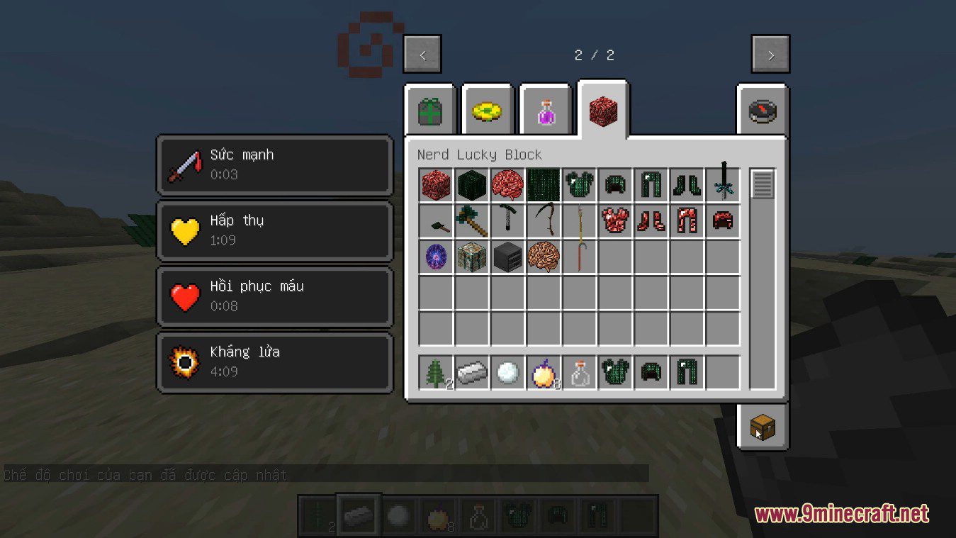 Nerd Lucky Block Mod (1.11.2, 1.8.9) - Matrix Weapons, Instant Structures... 10