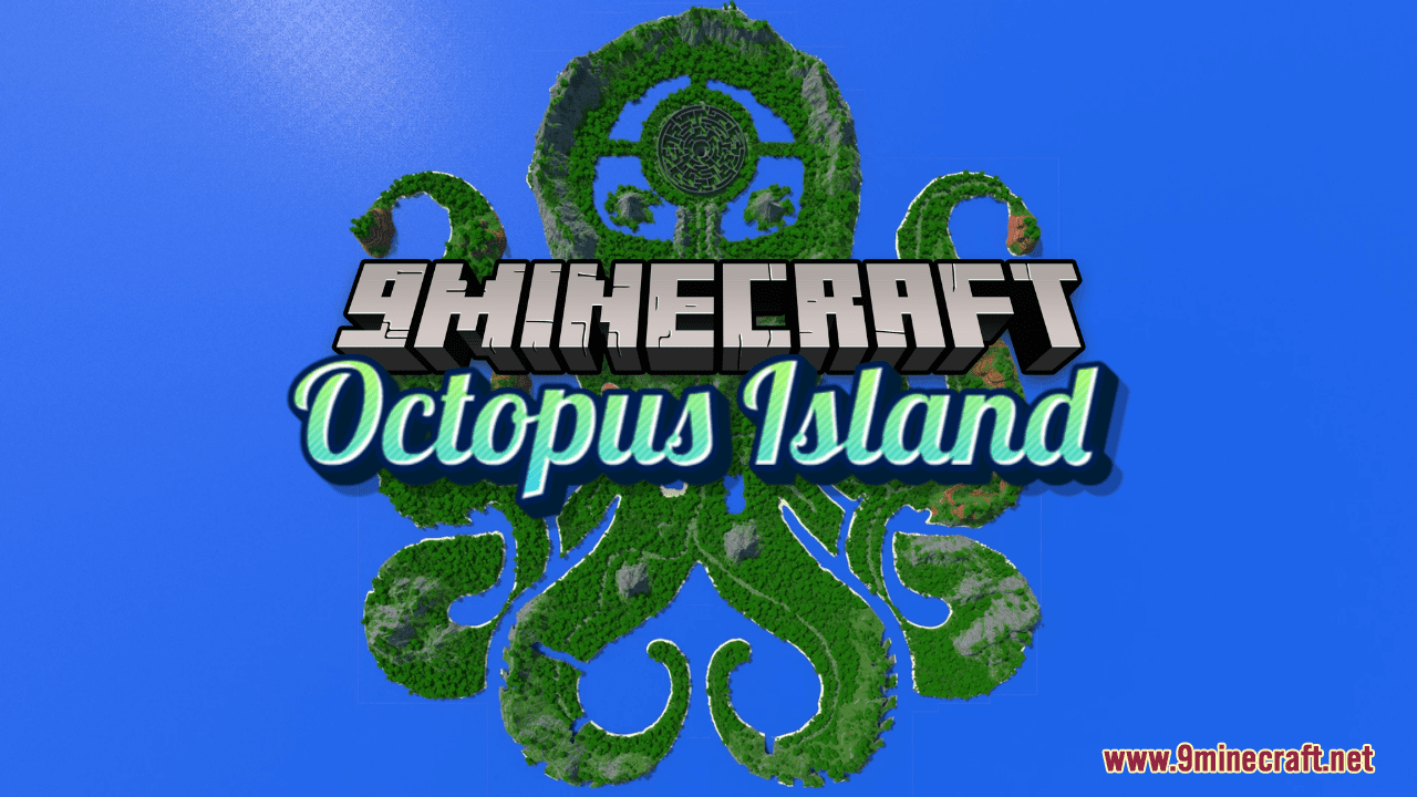 Octopus Island Map (1.19.4, 1.18.2) - Release the Kraken! 1