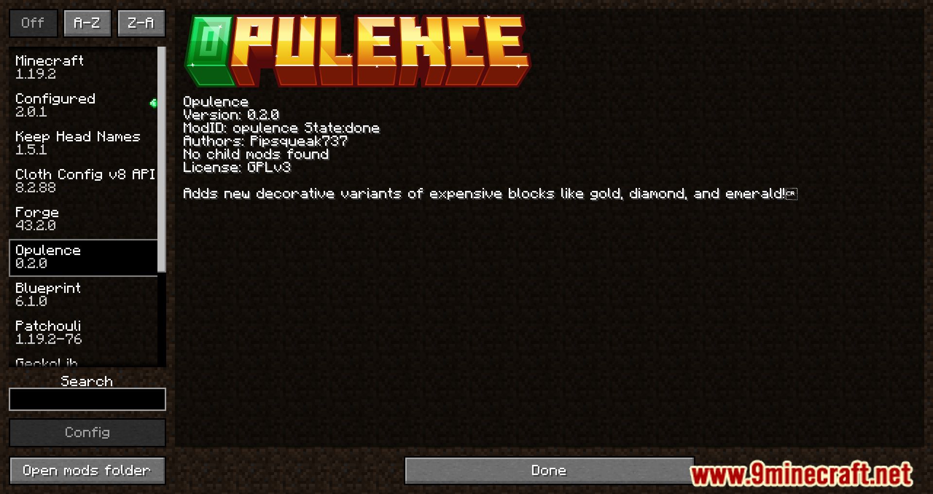 Opulence Mod (1.20.4, 1.19.2) - New Fancy Ore Block Types 2