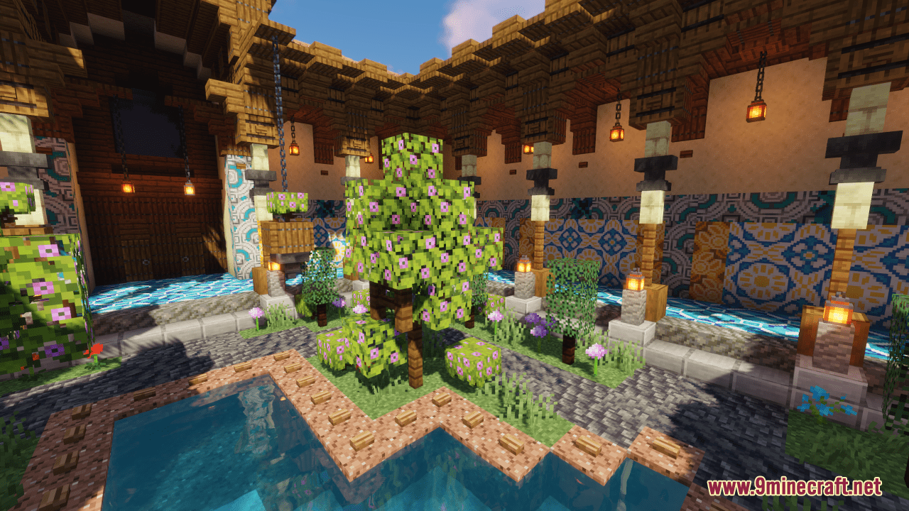 Oriental Garden Map (1.19.4, 1.18.2) - A Place of Harmony 7