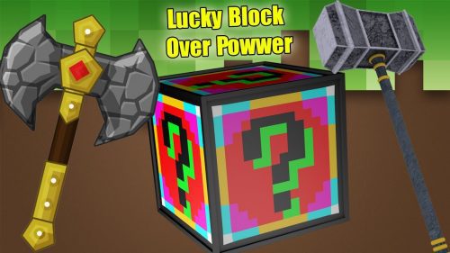 Over Powered Lucky Block Mod (1.7.10) – An Extreme Lucky Block Thumbnail
