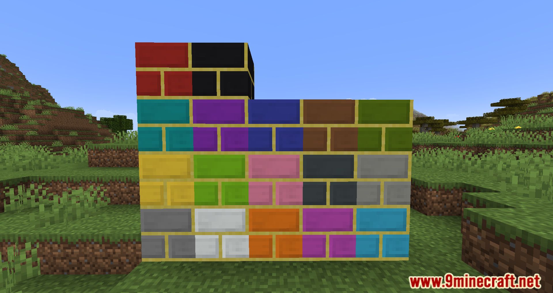 Painter's Blocks Mod (1.19.3, 1.18.2) - A Bunch Of Freely Dyeable Stone Blocks. 7