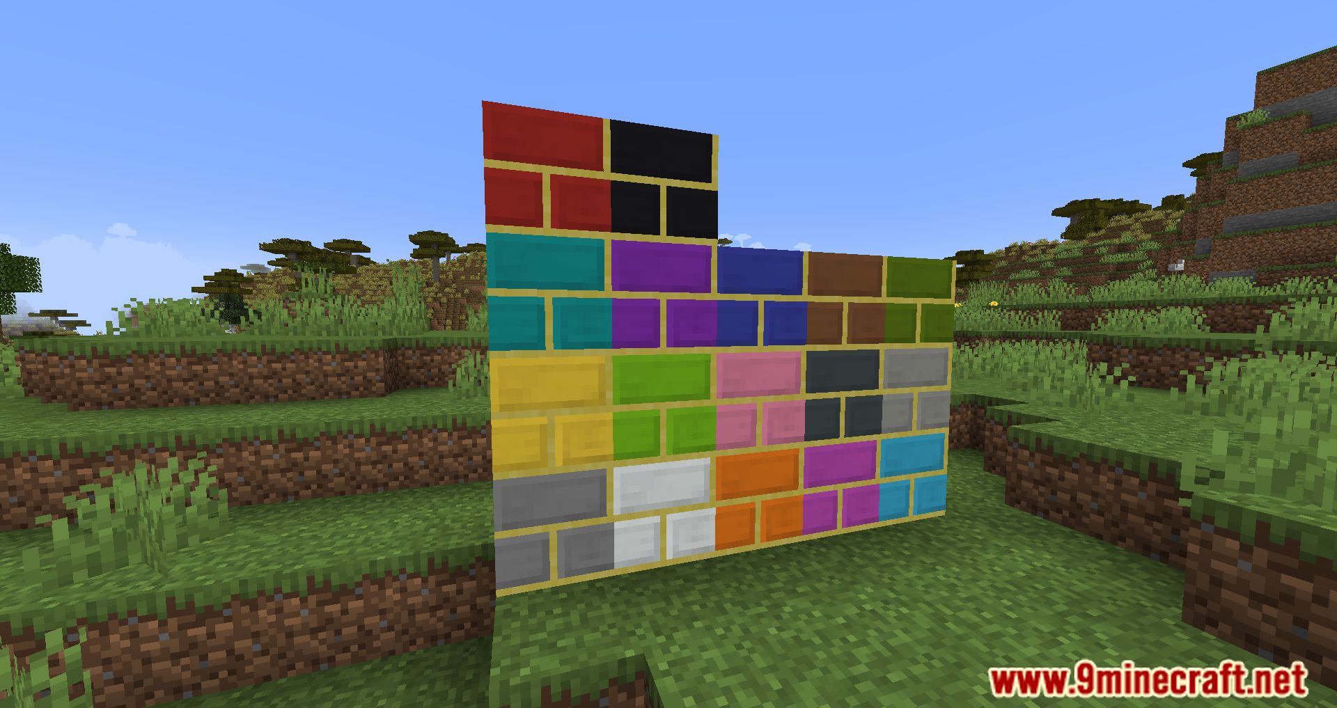 Painter's Blocks Mod (1.19.3, 1.18.2) - A Bunch Of Freely Dyeable Stone Blocks. 8