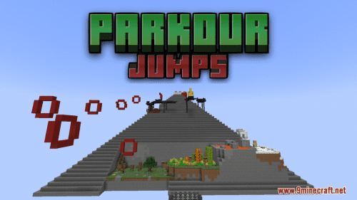 Parkour Jumps Map (1.21.1, 1.20.1) – Jump To The Top! Thumbnail