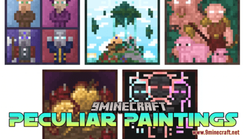 Peculiar Paintings Resource Pack (1.20.6, 1.20.1) – Texture Pack Thumbnail