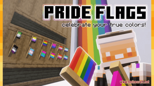 Pride Flags Resource Pack (1.20.6, 1.20.1) – Texture Pack Thumbnail