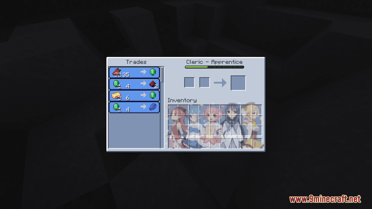 Puella Magi Madoka Magica Custom GUI Resource Pack (1.20.6, 1.20.1) - Texture Pack 12