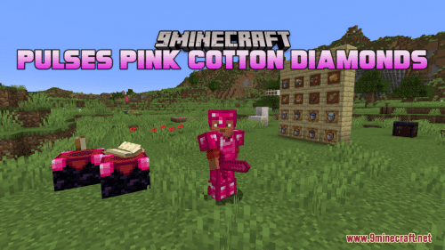 Pulses Pink Cotton Diamonds Resource Pack (1.20.6, 1.20.1) – Texture Pack Thumbnail