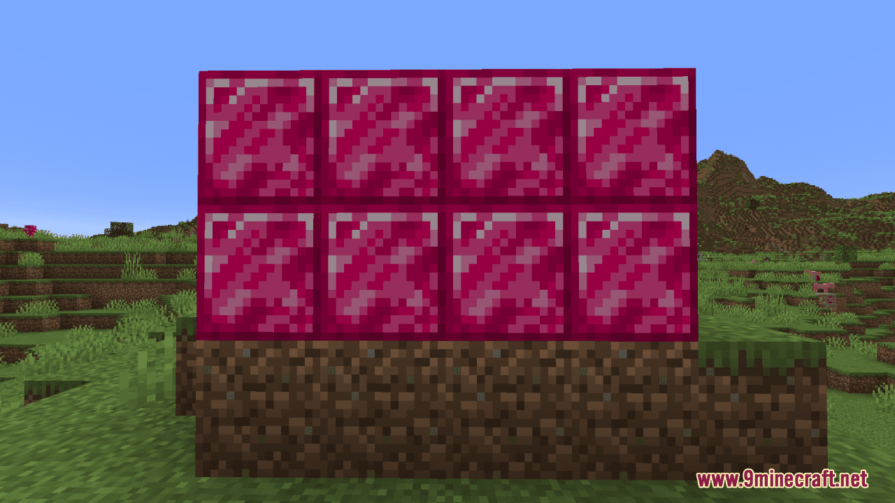 Pulses Pink Cotton Diamonds Resource Pack (1.20.6, 1.20.1) - Texture Pack 6