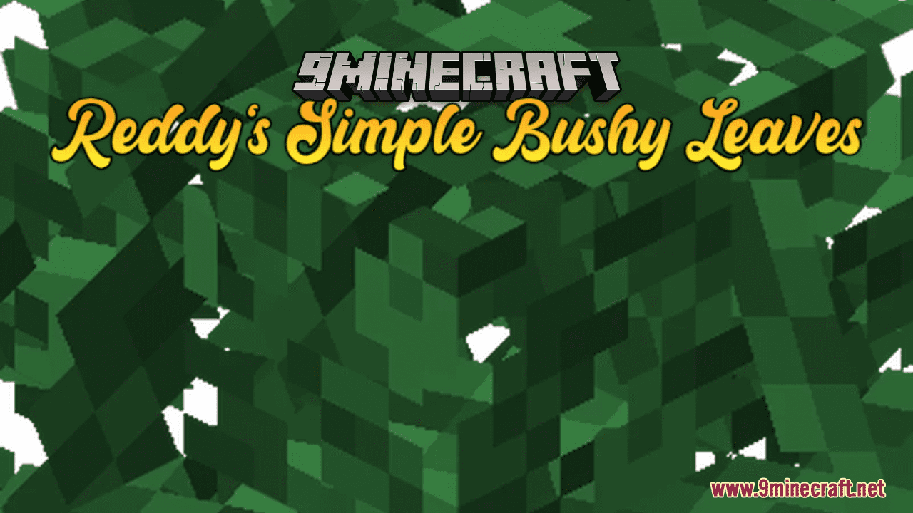 Reddy's Simple Bushy Leaves Resource Pack (1.19.4, 1.19.2) - Texture Pack 1