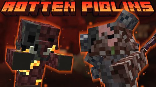 Rotten Piglins Mod (1.18.2, 1.16.5) – Zombie Piglin Variant Thumbnail