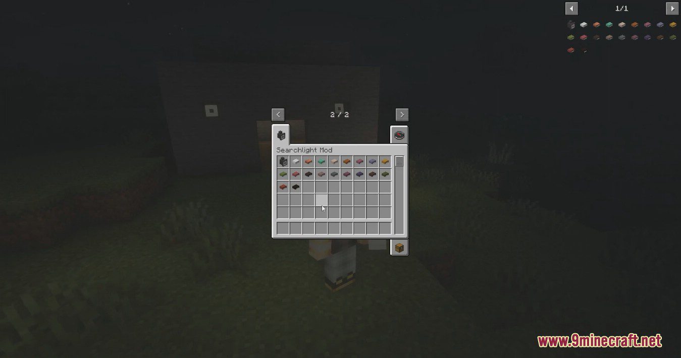 Searchlight and Wall Lights Mod (1.20.1, 1.19.4) - New Light Sources 8