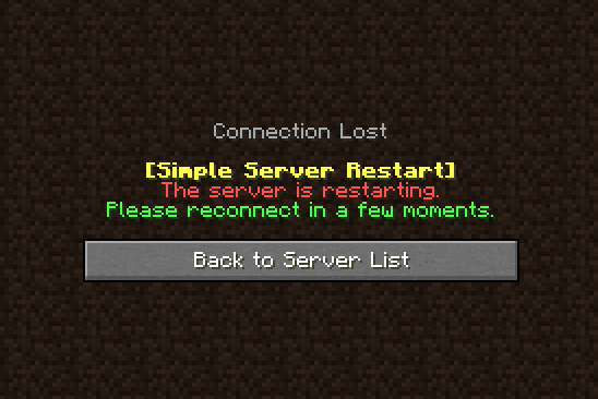 Simple Server Restart Plugin (1.19.4, 1.18.2) – Spigot 3