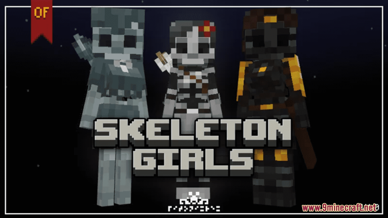 Skeleton Girls Resource Pack (1.19.4, 1.19.2) - Texture Pack 1