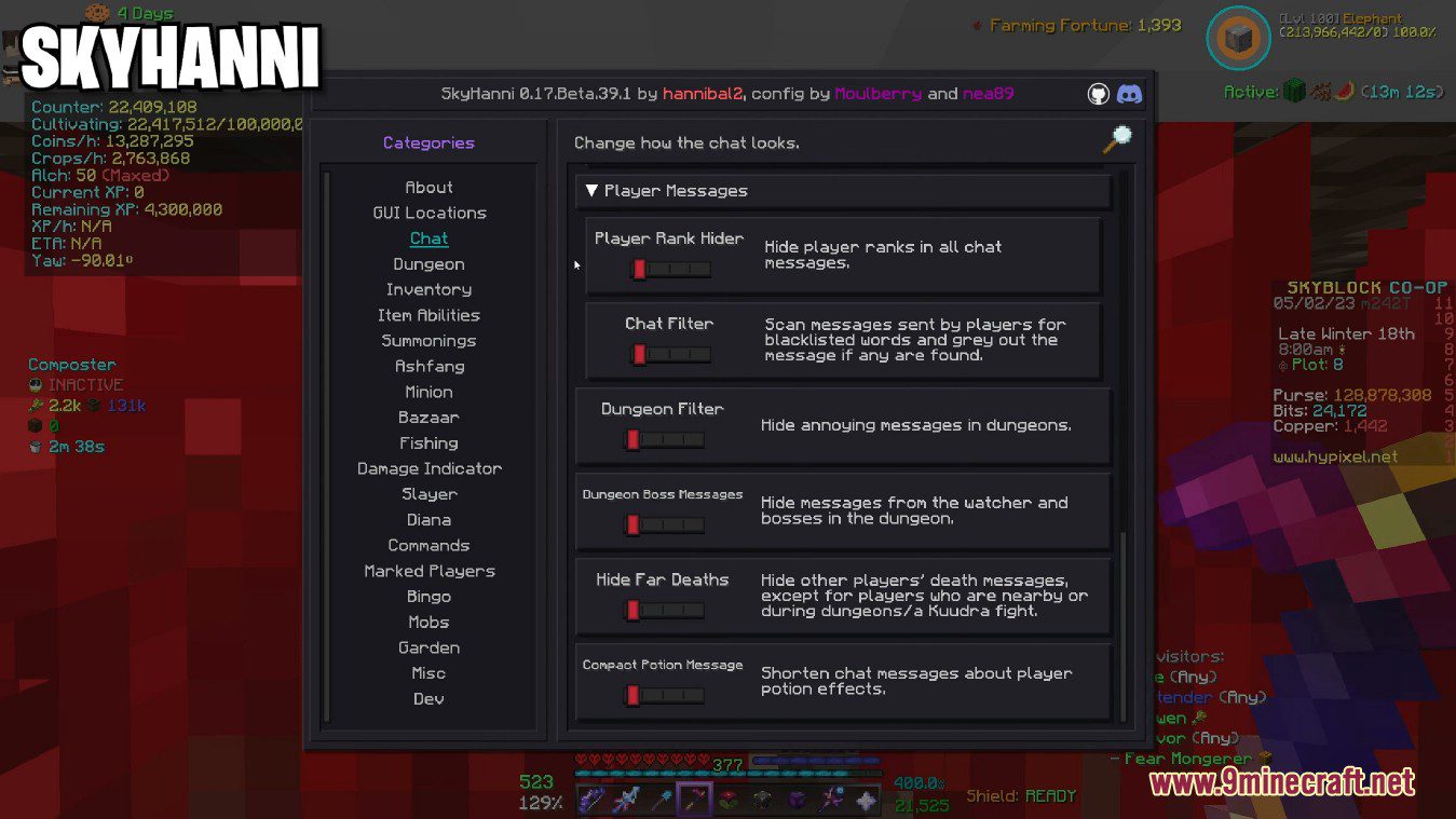 SkyHanni Mod (1.8.9) - New Features to Hypixel Skyblock 3