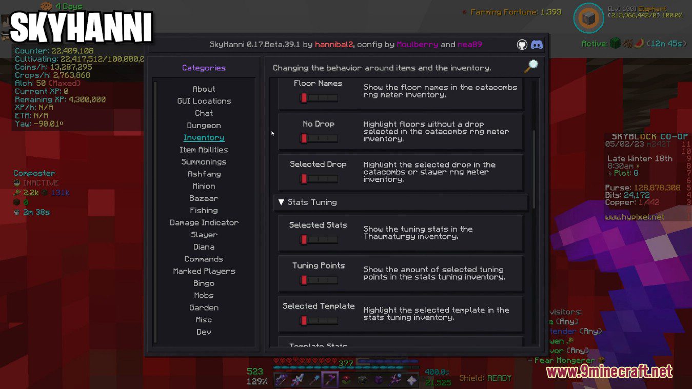SkyHanni Mod (1.8.9) - New Features to Hypixel Skyblock 4