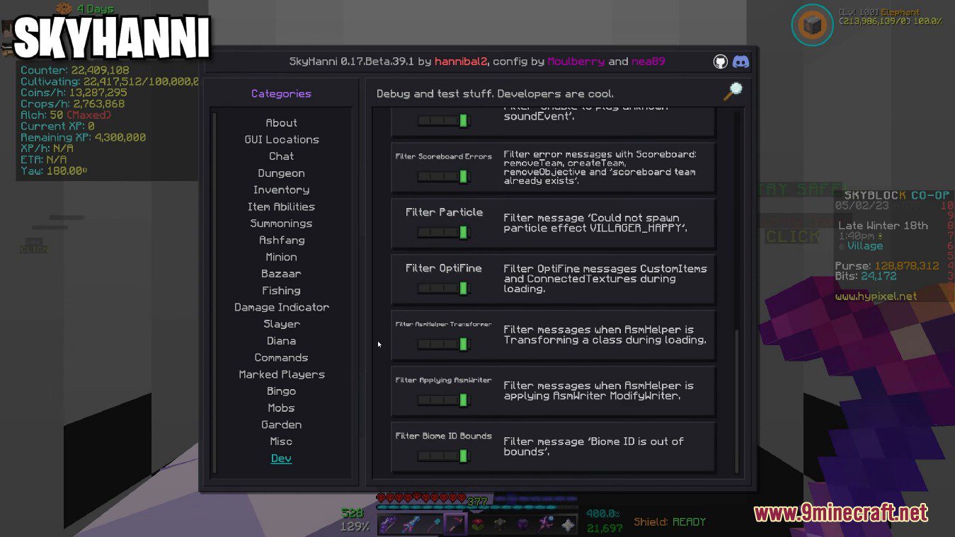 SkyHanni Mod (1.8.9) - New Features to Hypixel Skyblock 8