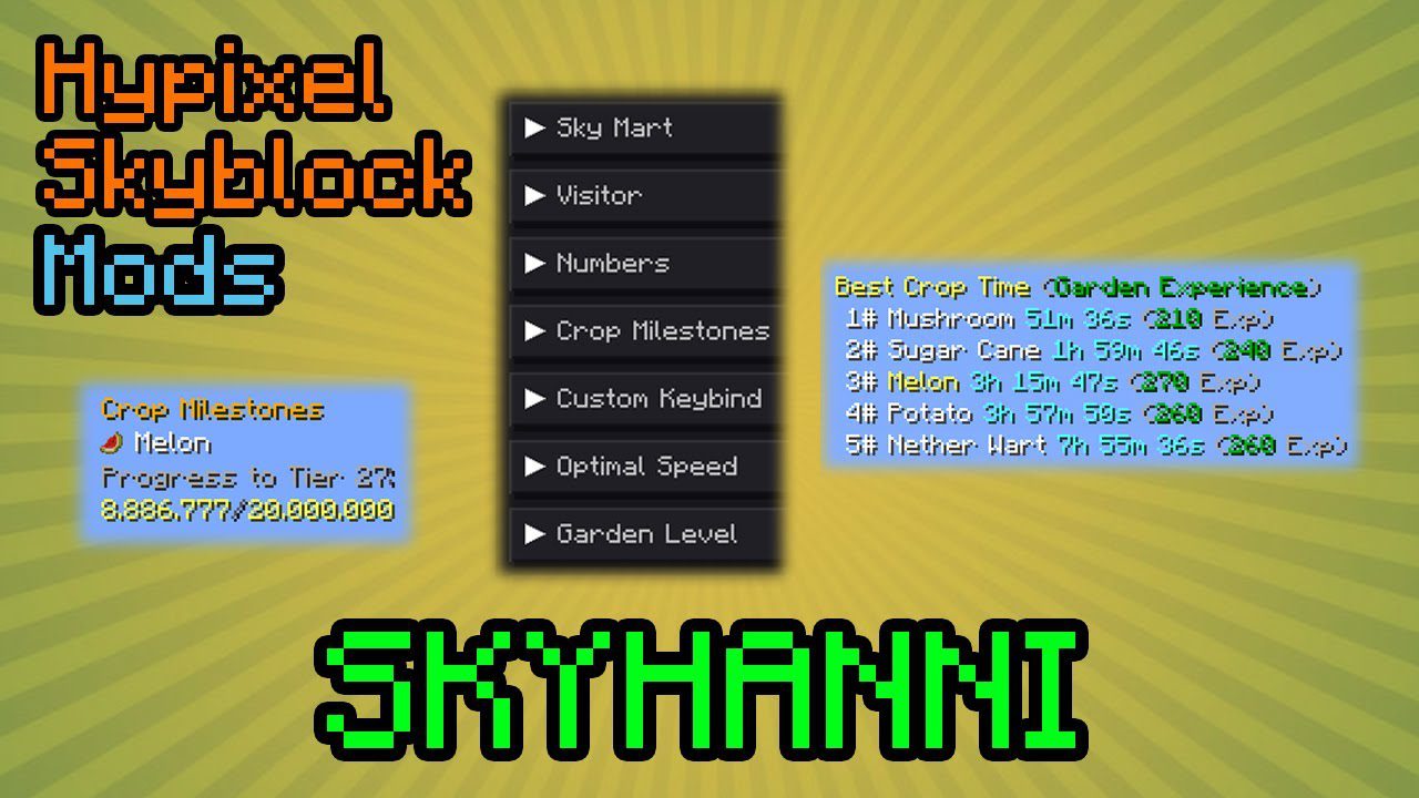 SkyHanni Mod (1.8.9) - New Features to Hypixel Skyblock 1