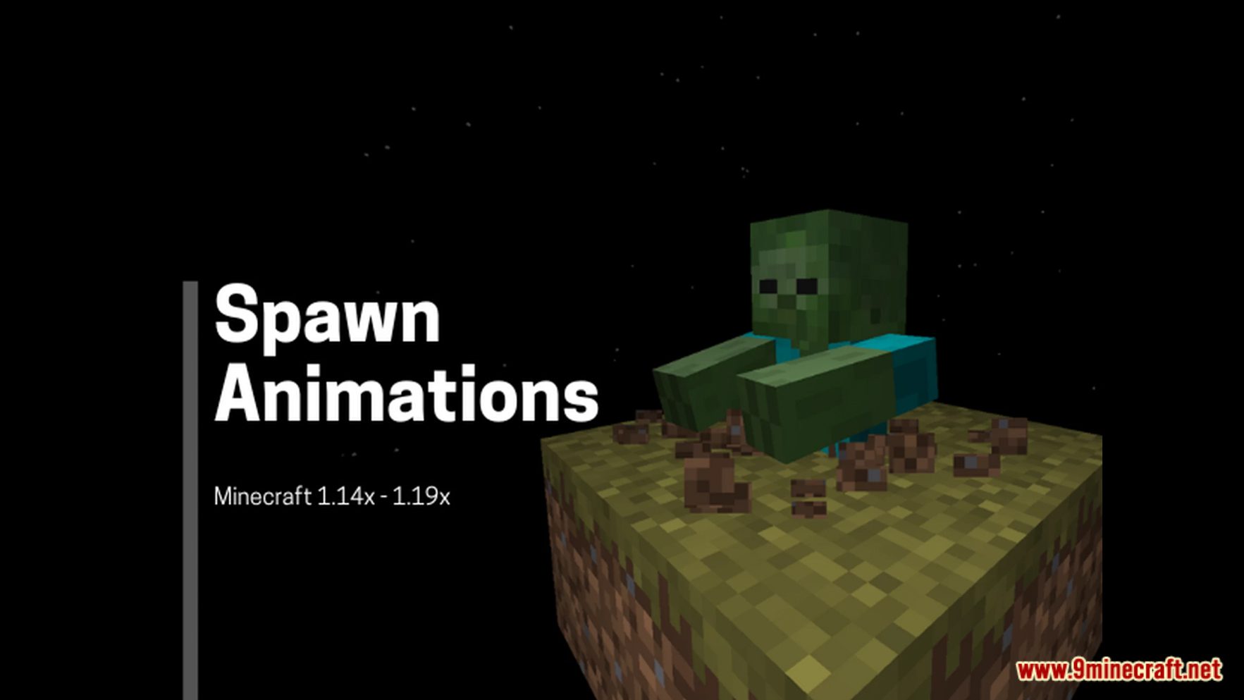 Spawn Animations Data Pack (1.20.6, 1.20.1) - Grow From The Ground! 8