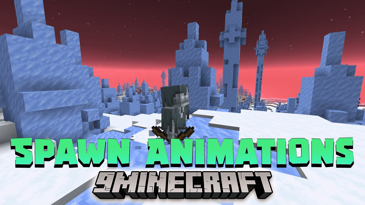 Spawn Animations Data Pack (1.20.6, 1.20.1) - Grow From The Ground! 1