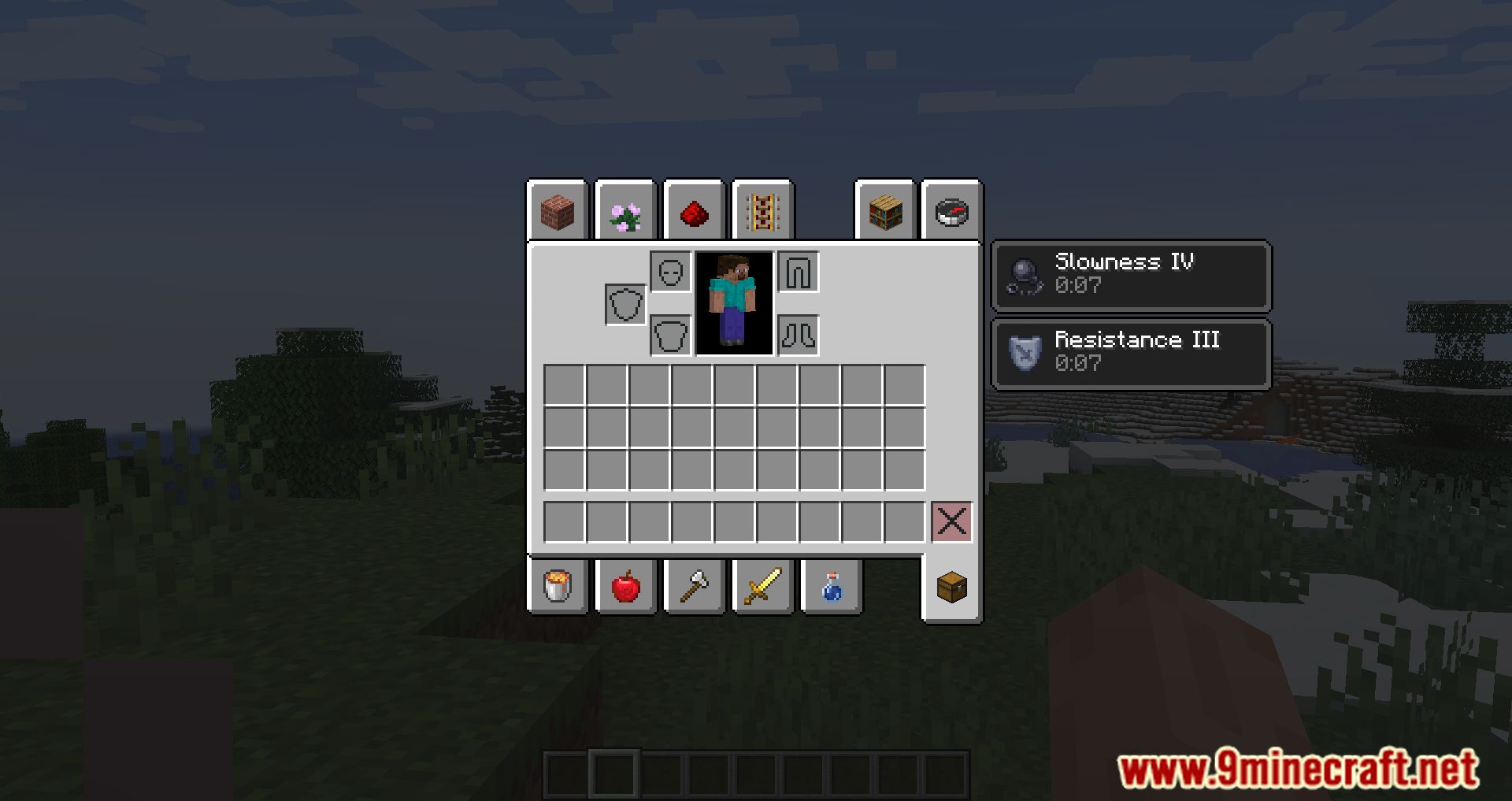 Status Effect Timer Mod (1.19, 1.18.2) - Overlays A Timer On The Vanilla Status Effect 5