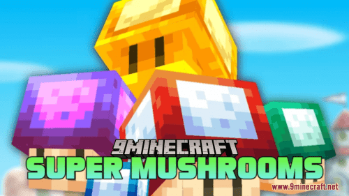 Super Mushrooms Resource Pack (1.20.6, 1.20.1) – Texture Pack Thumbnail