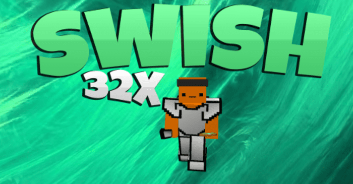 Swish 32x Texture Pack (1.19) - MCPE/Bedrock PvP Pack 1