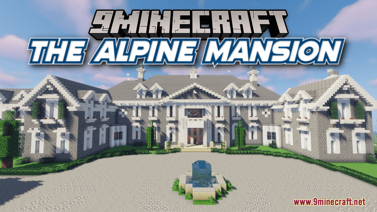 The Alpine Mansion Map (1.19.4, 1.18.2) - Spacious Modern Mansion 1