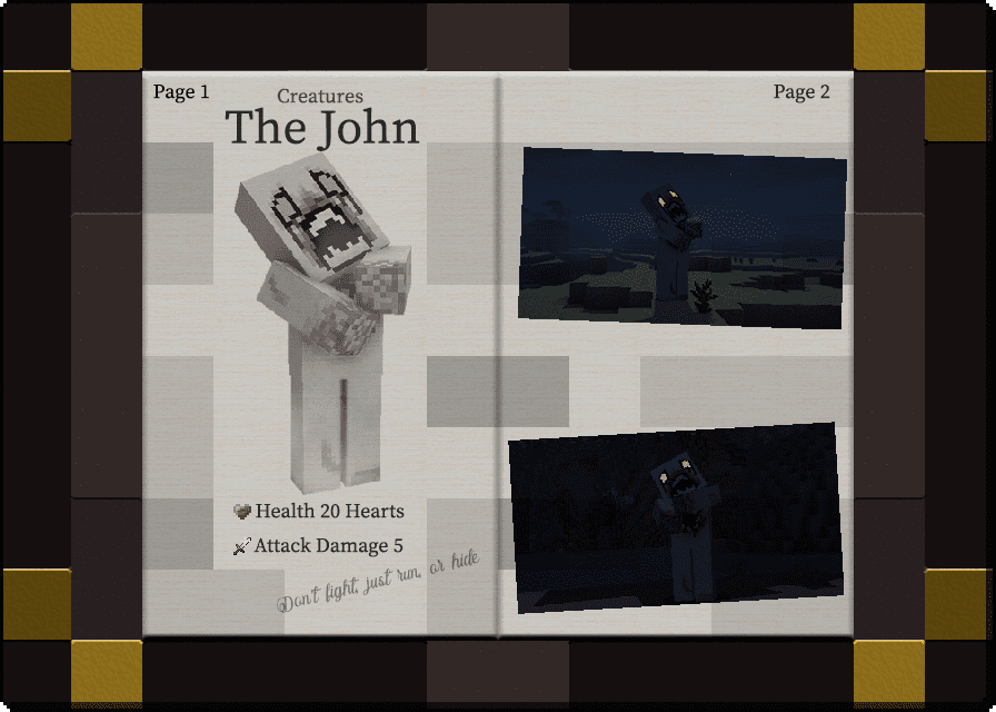 The John Reborn Mod (1.20.1, 1.19.4) - Extremely Scary Mobs 2