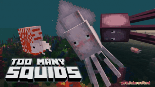 Too Many Squids Resource Pack (1.20.6, 1.20.1) – Texture Pack Thumbnail