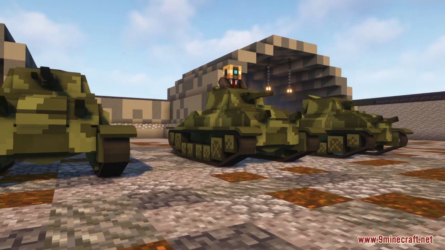 Trajan's Tanks Mod (1.19.2, 1.18.2) - WW2 Tanks to Minecraft 19