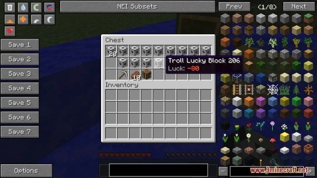 Troll Lucky Block Mod (1.8.9) - Illuminati, Giant Troll Faces 3