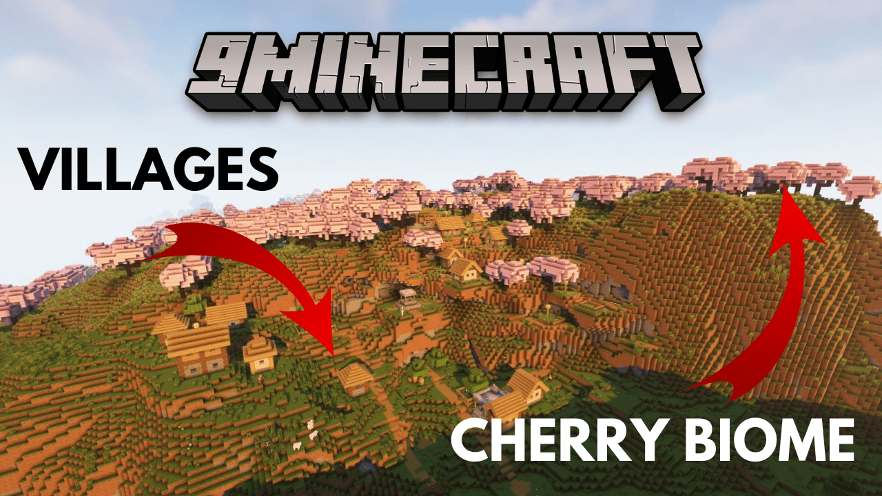 5 Cherry Grove Village Spawn Minecraft Seeds (1.19.4, 1.19.2) - Java Edition 1